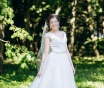 Свадебное платье pronovias оригинал, со шлейфом и кристаллами, после химчистки