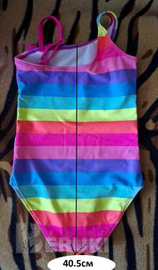 Купальник радужный на 4-6лет, новый 1