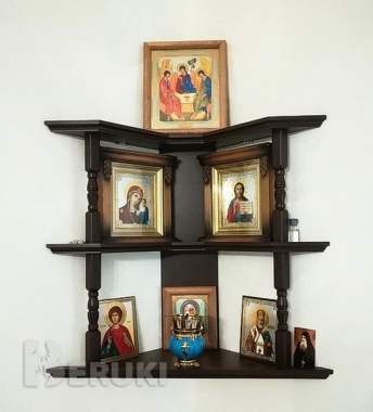 Полка для икон угловая 2709 0