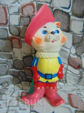 Резиновая игрушка «кот в сапогах» 0