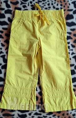 Брюки желтые, р. 110, б. У как новые