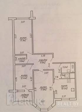 Сдам 3-х комнатную квартиру в аренду от 20 дней 9