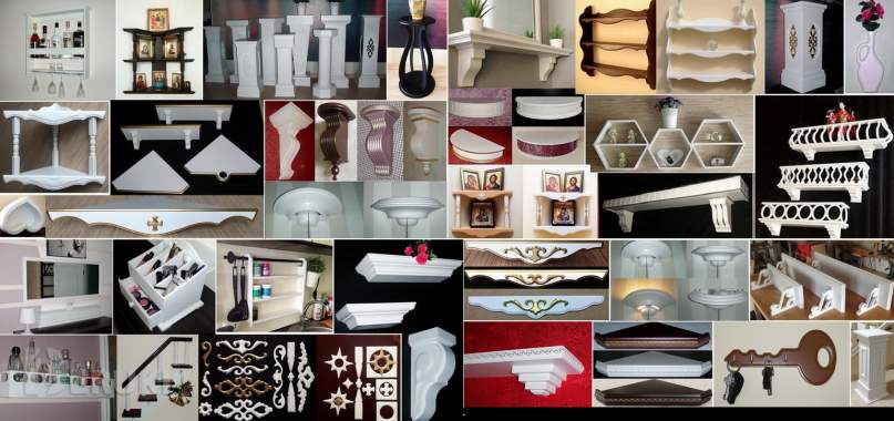 Предметы интерьера из дерева и МДФ 0