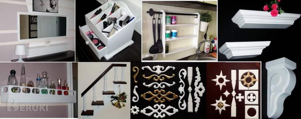 Предметы интерьера из дерева и МДФ 3