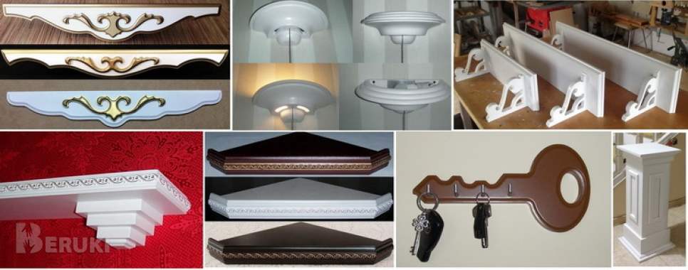 Предметы интерьера из дерева и МДФ 4