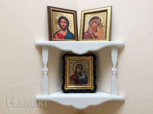 Полка для икон угловая 2601 0