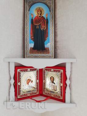 Полка для икон угловая 2601 4