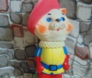 Резиновая игрушка «кот в сапогах»