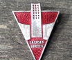 Значок ddr гдр sachsen hausen. Концлагерь заксен-хаузен германия тяжелый эмаль