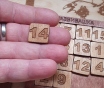 Деревянная игра головоломка пятнашки эко-развивашка.