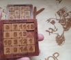Деревянная игра головоломка пятнашки эко-развивашка.