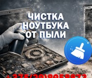 Чистка ноутбука от пыли. Замена термопасты.