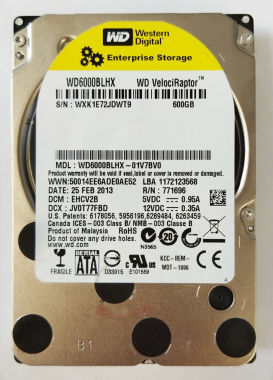 Жесткий диск Western Digital VelociRaptor WD6000BL