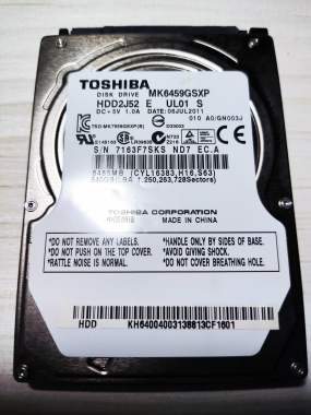 Жесткий диск Toshiba 640 GB 2,5 0