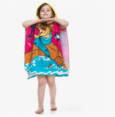 Детский плащ-пончо с капюшоном 6