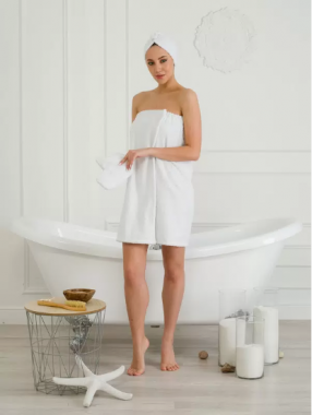 Женский комплект для бани и бассейна 0