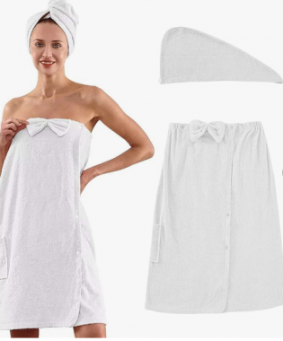 Женский комплект для бани и бассейна 3