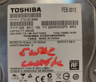 Жесткий диск TOSHIBA DT1ACA050 500GB (Китай)