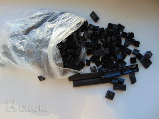 Кнопки для клавиатуры б/у, пакетик кнопок 2