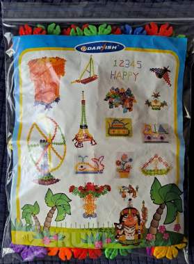 Конструктор на 138 деталей, как новый, пластик, разноцветный 3