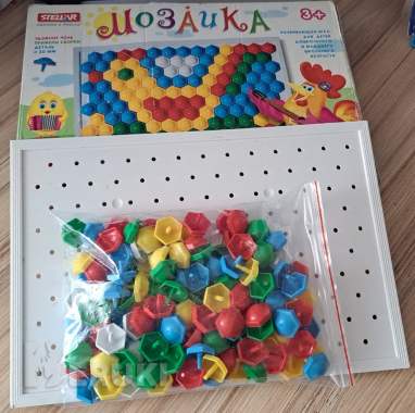 Мозаики от 3х лет, б. У в отличном состоянии-3шт 3