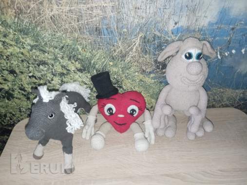 Игрушки связанные крючком. Ручная работа 3