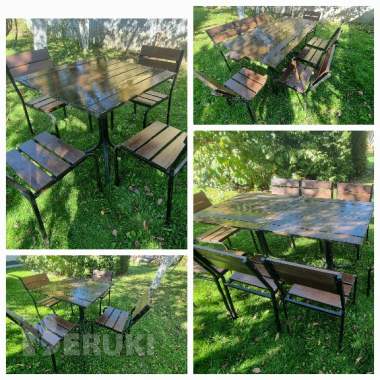 Продам садовый комплект. Стол и стулья 4 шт.