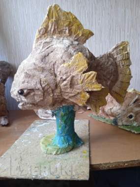 Скульптуры из пульперкартона для интерьера 11