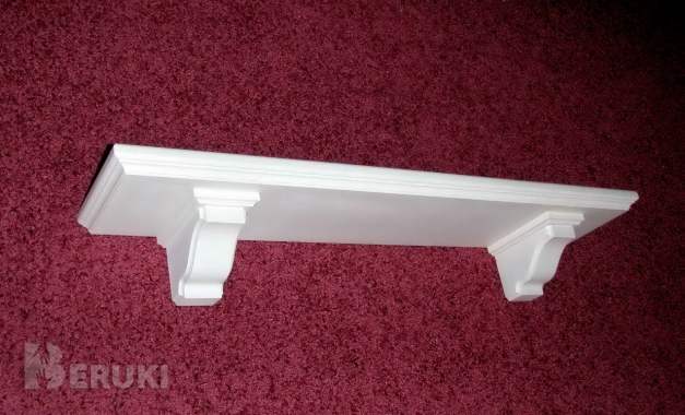 Полка настенная с консолями 3