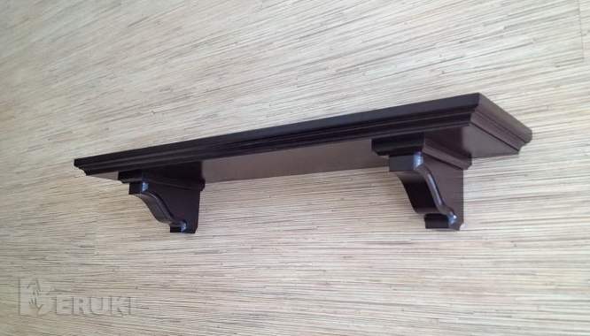 Полка настенная с консолями 5