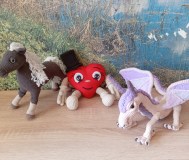 Игрушки связанные крючком. Ручная работа