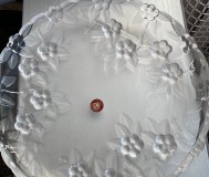 Большое блюдо стеклянное