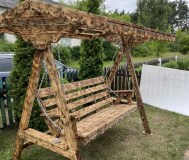 Садовые качели своими руками ,под заказ. Из дерева