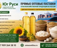 Сельхозпродукция оптом из россии - масла, шрот, мука, сахар на экспорт