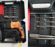Ударный перфоратор razz rh-780kr (с кейсом и сверлами)