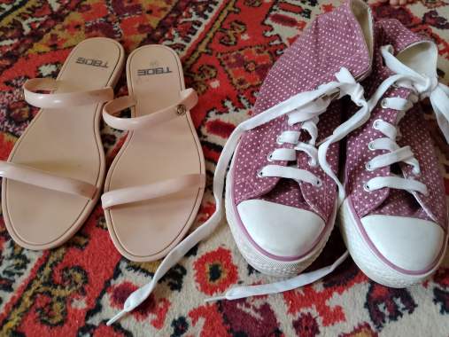 Кеды в горошек + подарок 1