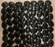 Янтарь эмитация, коньячный цвет 2 шт, 1 шт тем.цв.