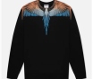 Толстовка marcelo burlon wings regular crewneck.