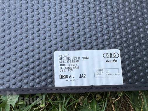 Автоковрики для audi А6 С6 (4F0 863 683 D 9AM) 1