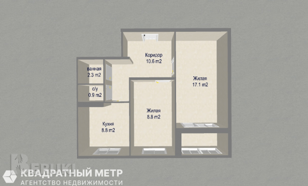 Продам 2-комнатную квартиру Восточная, 35 18