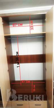 Шкаф 3-х створчатый в отличном состоянии 3