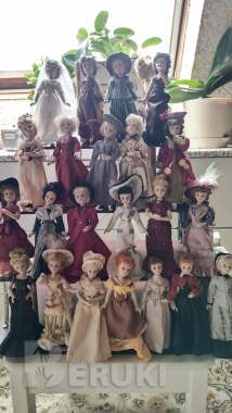 Фарфоровые куклы дамы эпохи 0