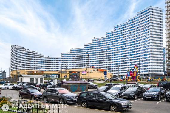 Двухкомнатная квартира, пр-т мира 1, дом волна, минск мир, метро аэродромная. 17