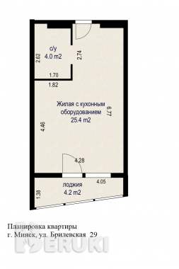 Продам 1-комнатную квартиру, ул. Брилевская, 29 27