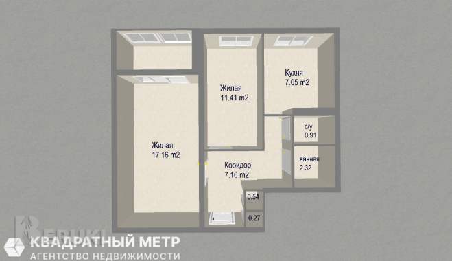 Продам 2-комнатную квартиру 24