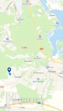 Участок площадью в 1,2 га со строением в 3 км. От загородного комплекса робинсо 1