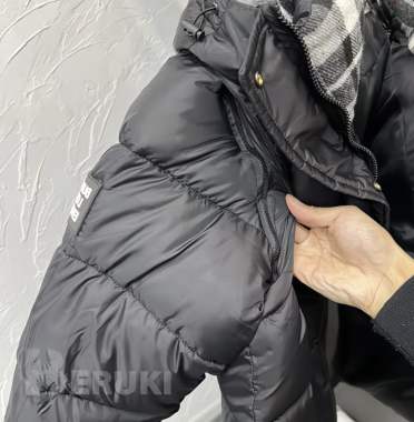 пуховик - жилетка burberry london england 2 в 1 2