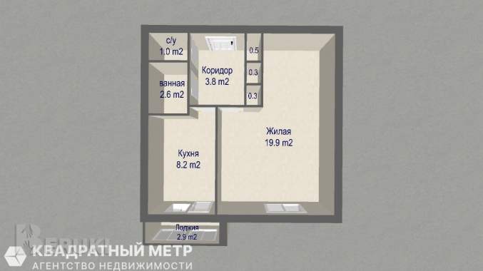 Продам 1-комнатную квартиру ул. Уборевича 7