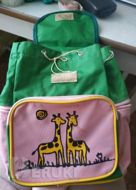 Рюкзачок детский с двумя жирафами и солнышком 0