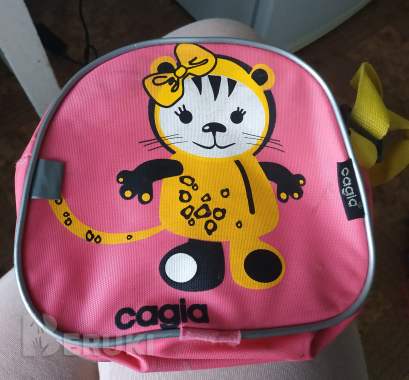 Сумочка детская cagia розовая с тигренком. 0
